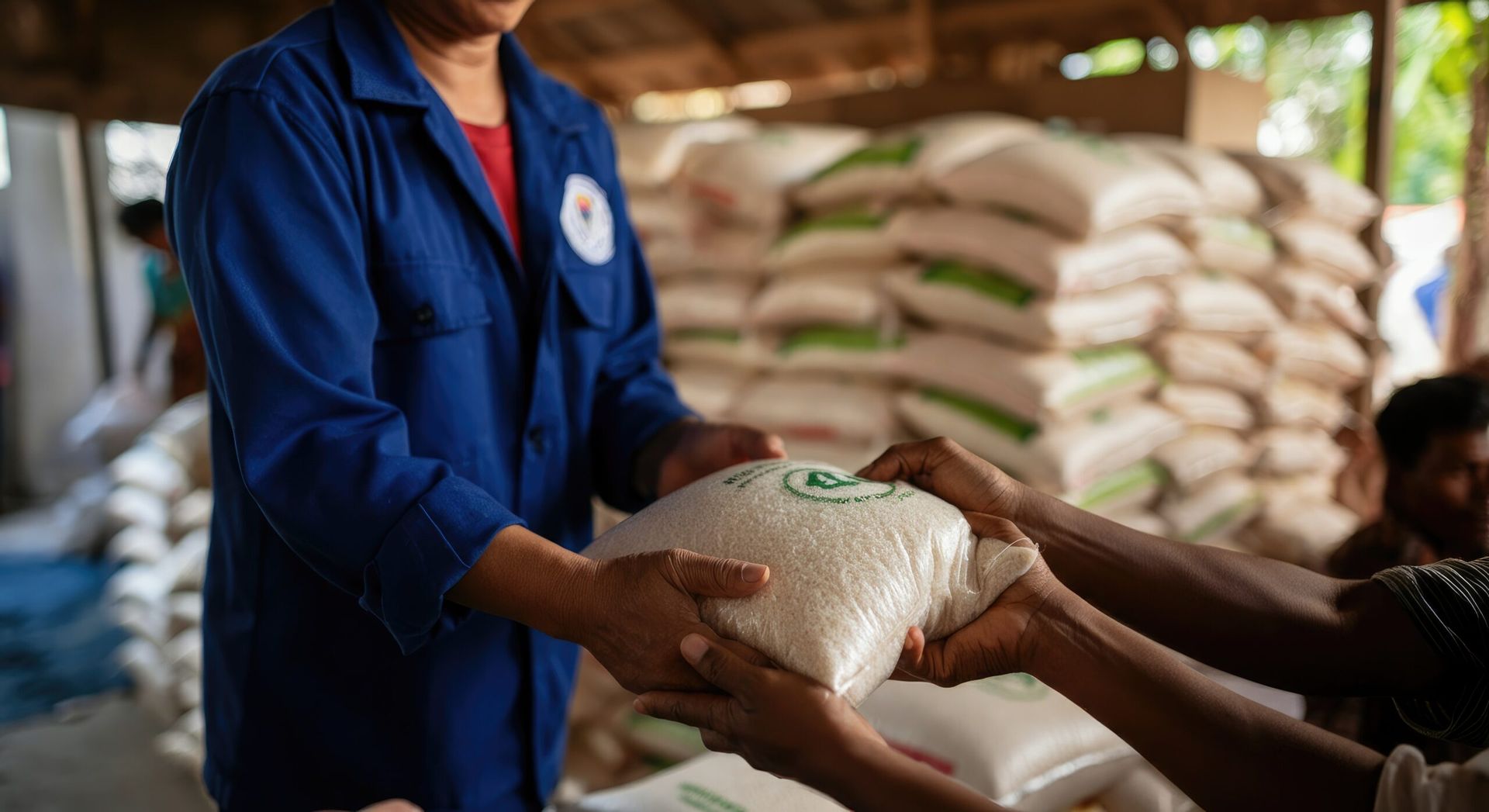 Distributing humanitarian aid